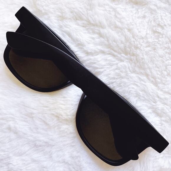 Lola Matte Black Polycarbonate Sunglasses - Picture 10 of 11